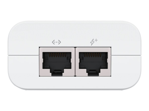 Ubiquiti U‑PoE‑AT – Injector PoE+ 30W, 802.3at [6]