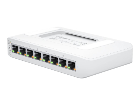 Ubiquiti USW‑Lite‑8‑PoE – Switch 8× Gigabit, 4× PoE+, 52W [1]