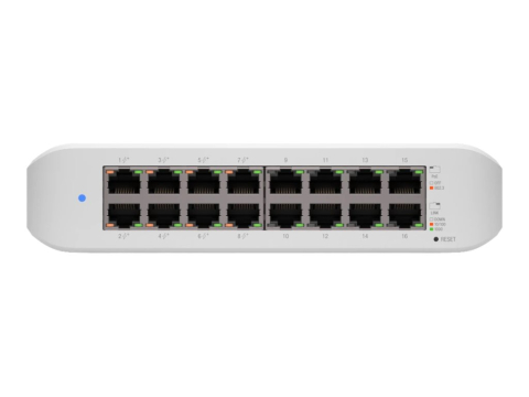 UBIQUITI USW-LITE-16-POE UniFi Switch Lite 16 Gigabit RJ45 ports including 8x 802.3at PoE+ [5]