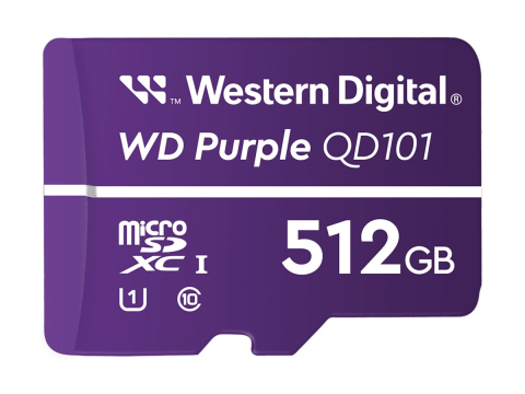 Memorii - WD Purple 512GB microSDXC Surveillance