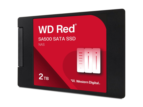 SSD Interne - WD Red SA500 NAS 2TB – SSD 2.5" SATA III, 560 MB/s, 24/7