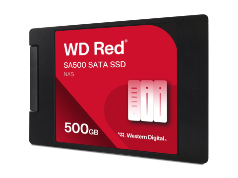 Server, Storage &  UPS - WD Red SA500 NAS 500GB – SSD 2.5" SATA III, 560 MB/s, 24/7