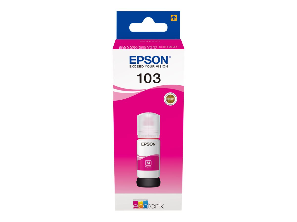 Epson 103 Magenta - Refill Ink Bottle C13T00S34A, 65 ml, EcoTank
