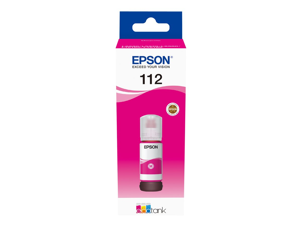 Epson 112 Magenta - Cerneala Pigment Originala 70 ml, EcoTank L8160 L8180