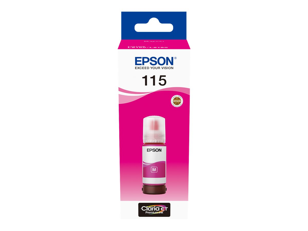 Epson 115 Magenta - Ink Refill C13T07D34A, 70 ml, EcoTank L8160   L8180