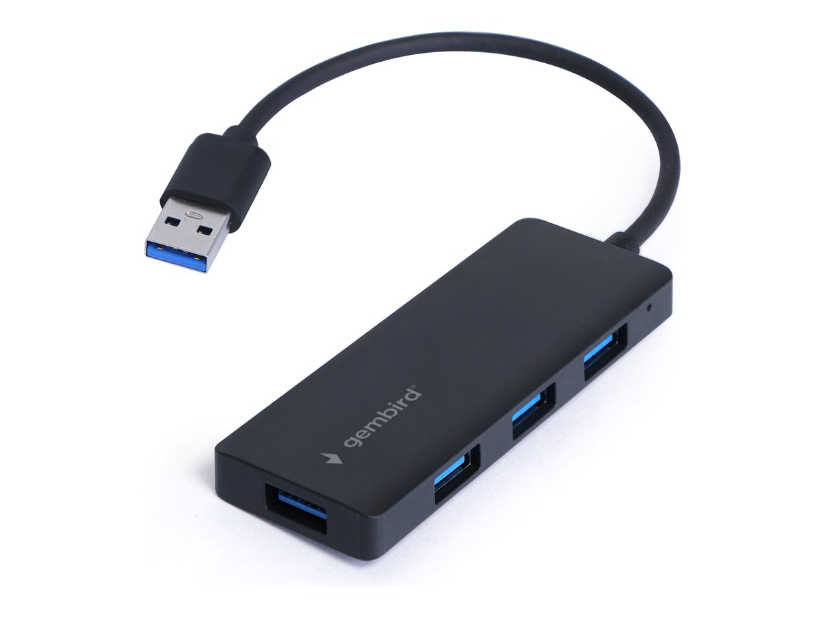 Gembird UHB U3P4 03 - Hub USB 3.1 Gen 1, 4  USB A, 5Gbps, USB powered
