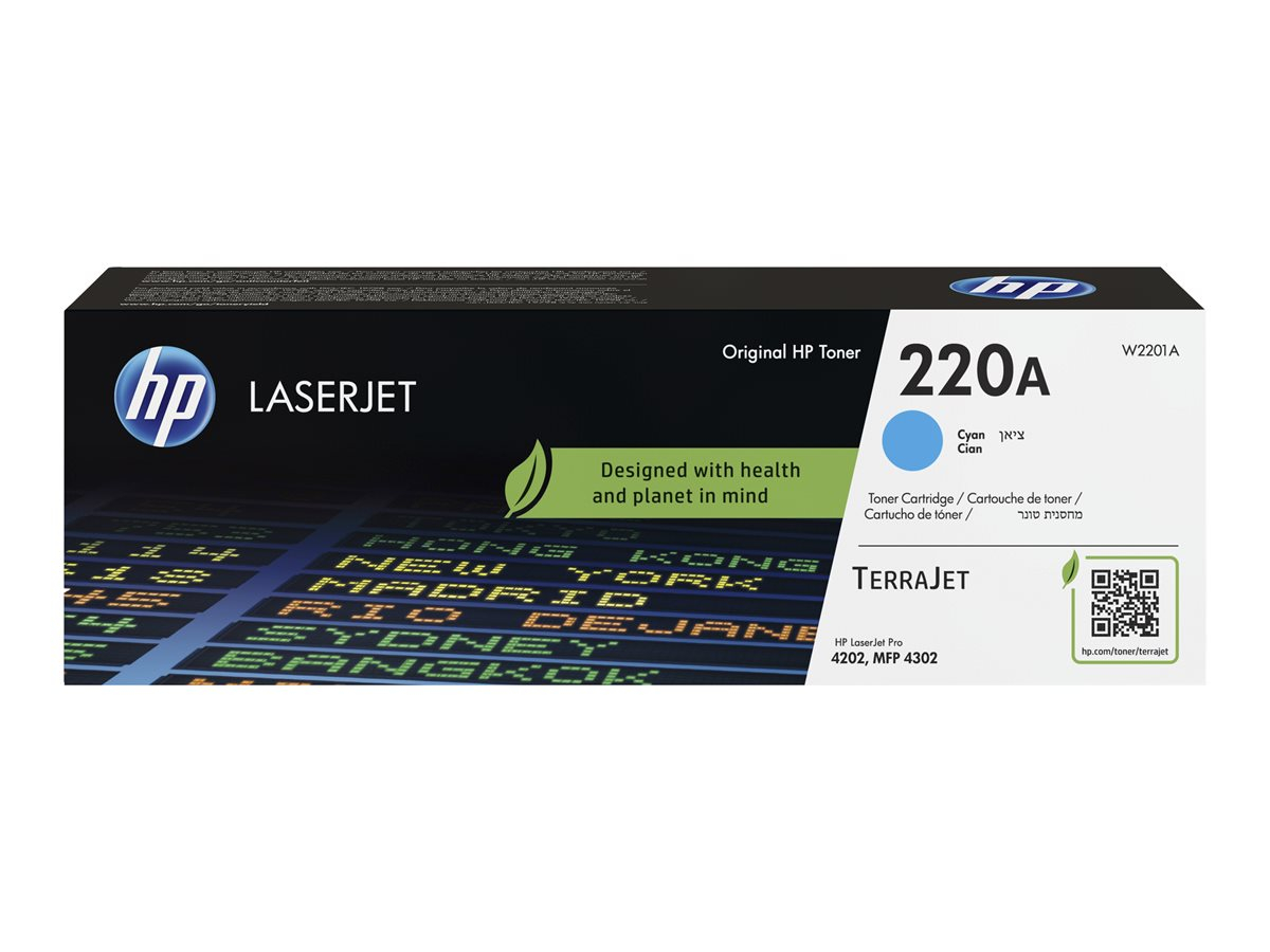 HP 220A Cyan (W2201A) - Toner Original LaserJet, 1800 pagini, compatibil 4301   4303