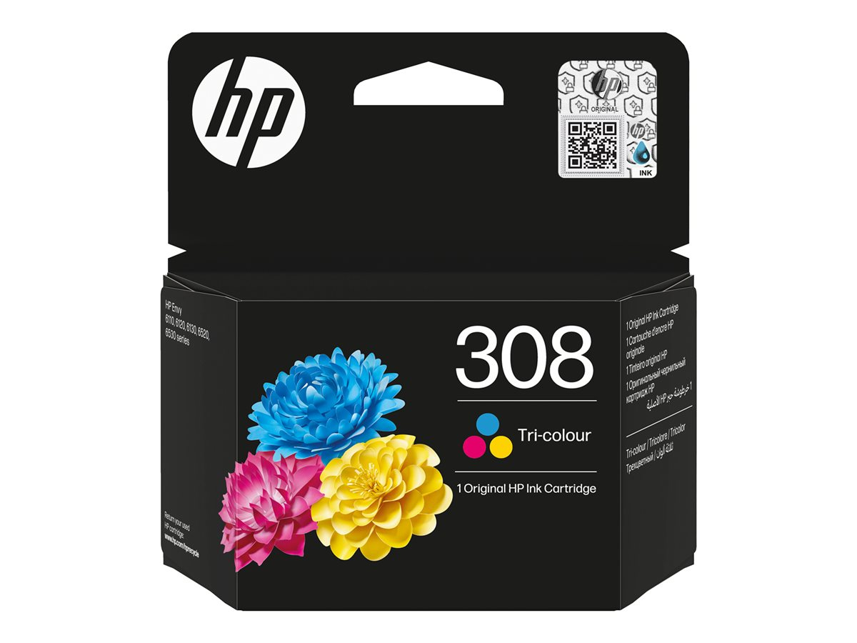 HP 308 Tri color - Cartus Cerneala Original Cyan Magenta Yellow, 120 pagini, 7FP20UE CE1