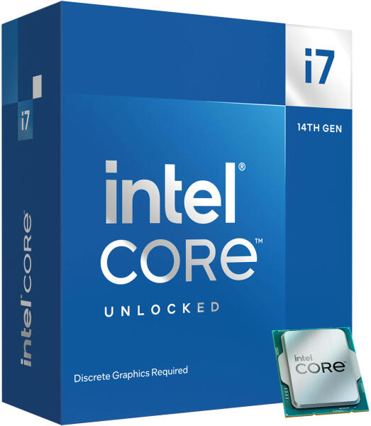 Intel Core i7 14700KF 3.4-5.6GHz, 20 Core, 28 Thread, 33MB Cache, LGA1700, BOX