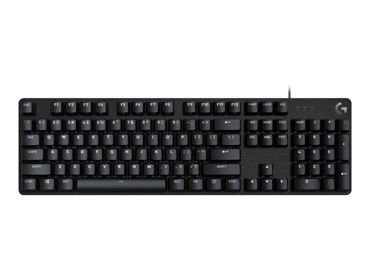 Logitech G413 SE - Tastatura Gaming Mecanica, Full Size, PBT, White LED, US Intl