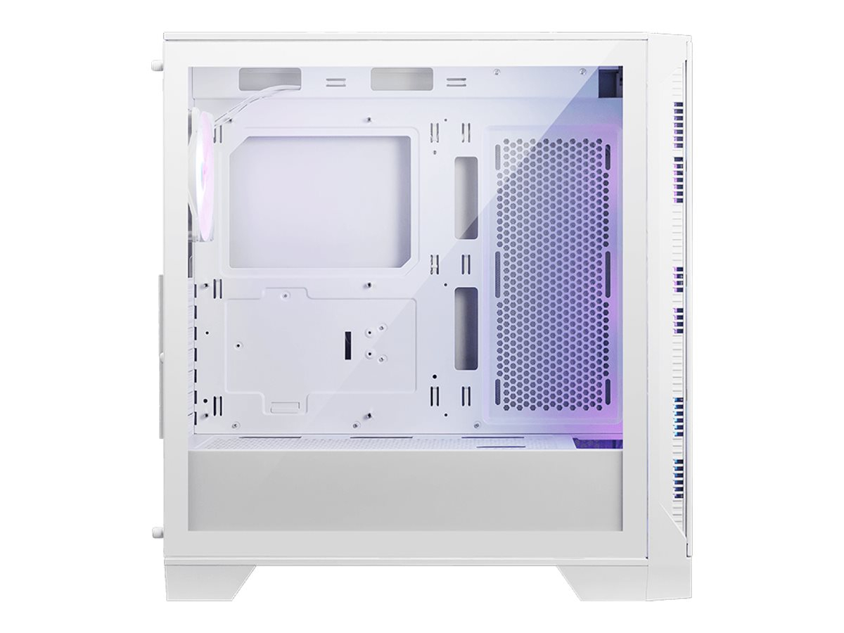 MSI MAG FORGE 320R AIRFLOW White - Mid Tower ATX, ARGB, Tempered Glass, High Airflow Mesh