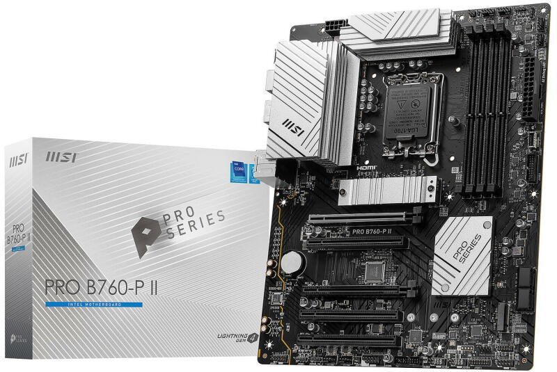 Placa de Baza PRO B760-P II Socket LGA1700 DDR5 ATX - imagine 2