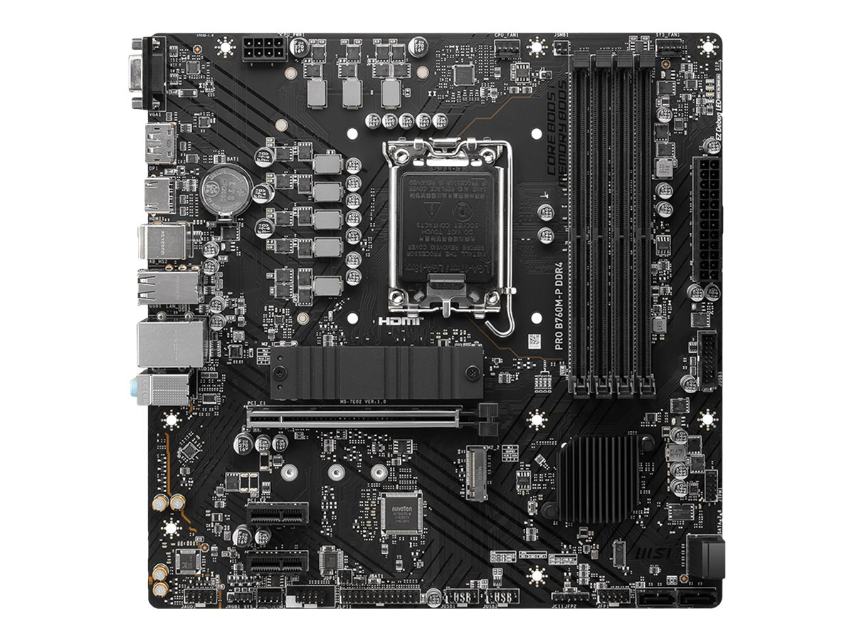 Placa de baza MSI PRO B760M-P DDR4, Intel B760, Socket 1700, mATX - imagine 4