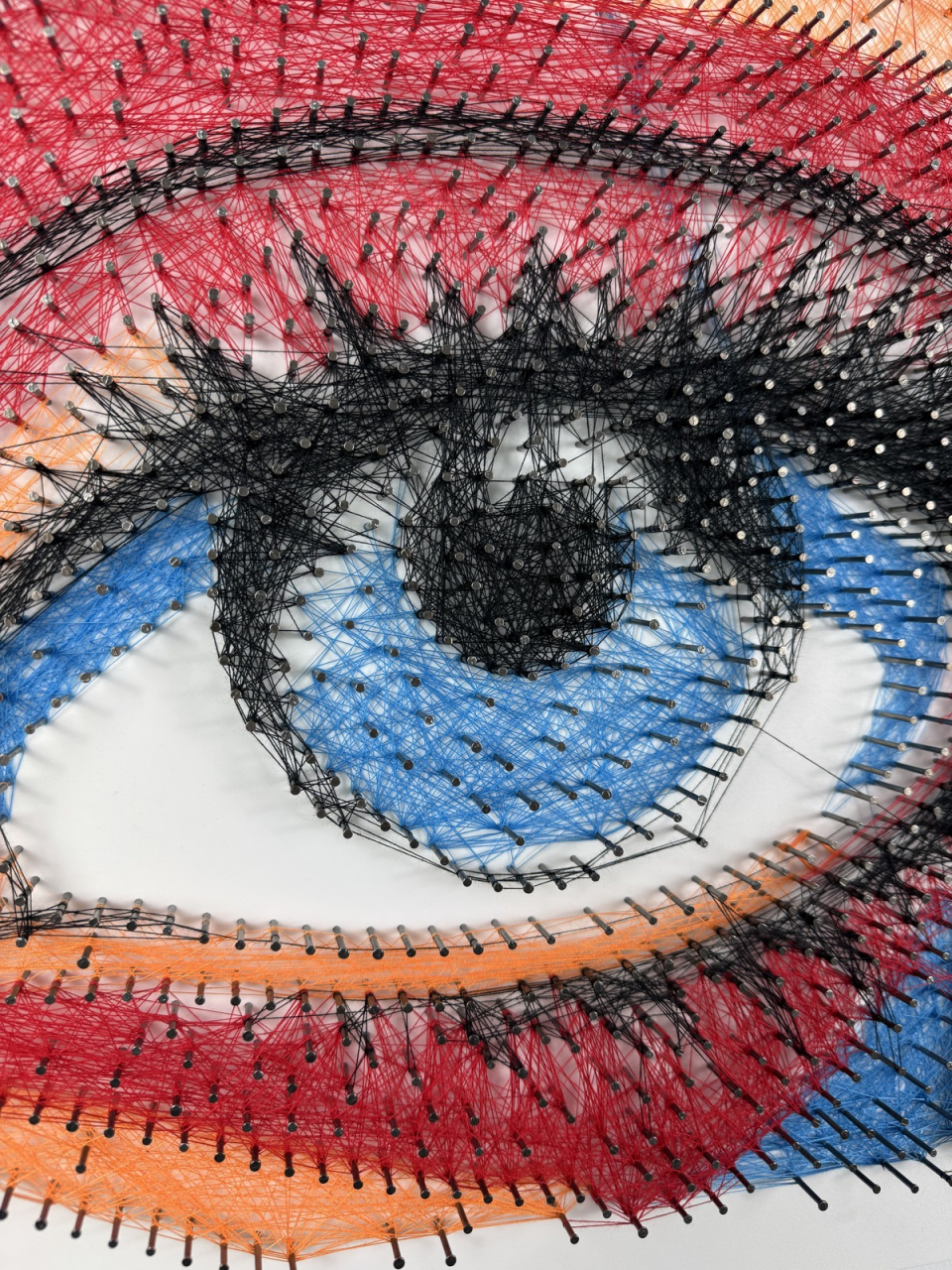 COLORED EYE STRING ART [3]