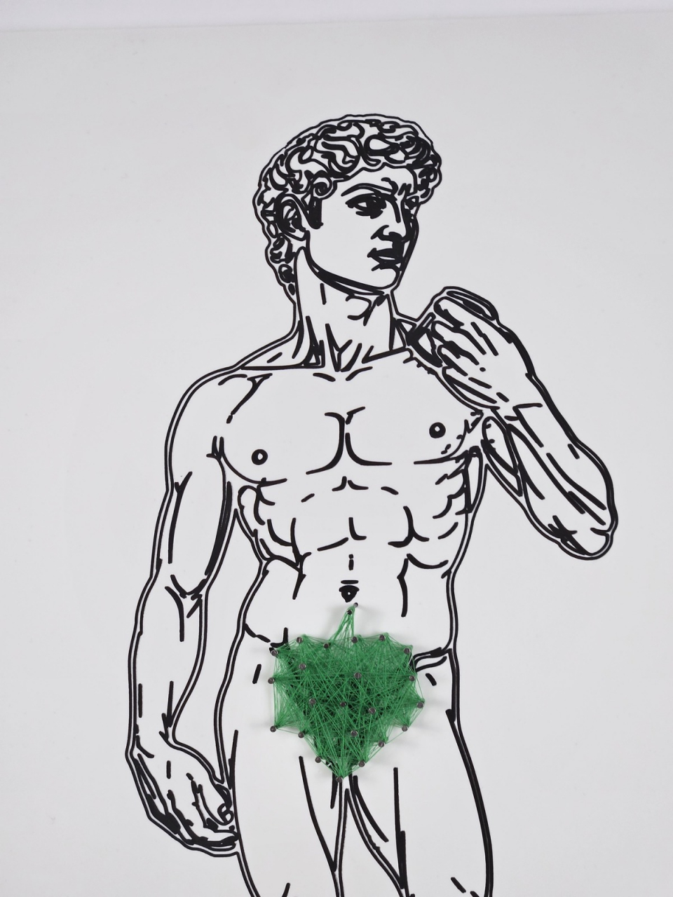 STATUE OF DAVID STRING ART [2]