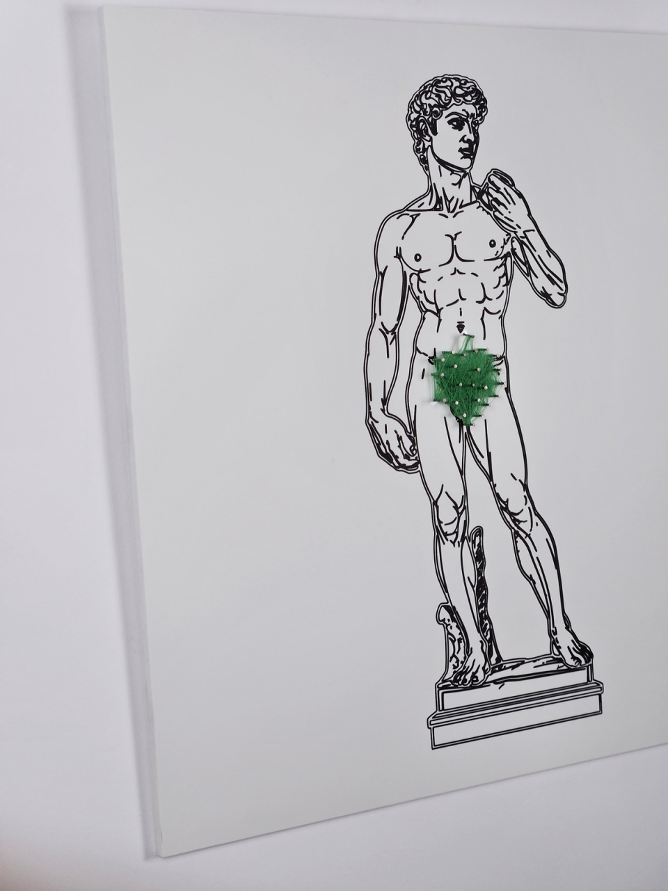 STATUE OF DAVID STRING ART [4]