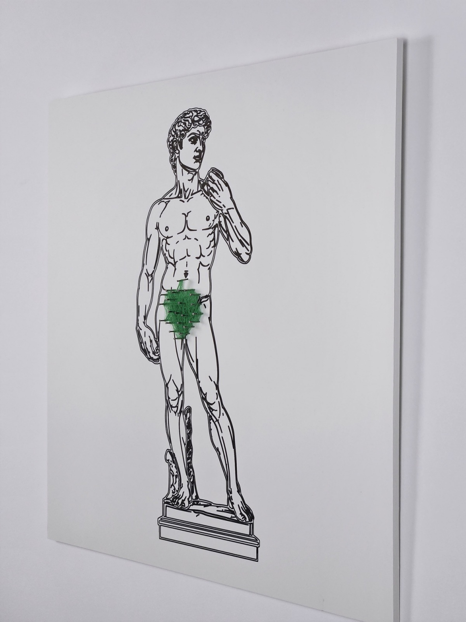 STATUE OF DAVID STRING ART [3]