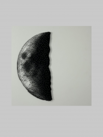 String Art - HALF MOON STRING ART
