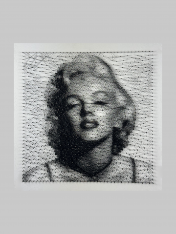 String Art - MARILYN MONROE STRING ART