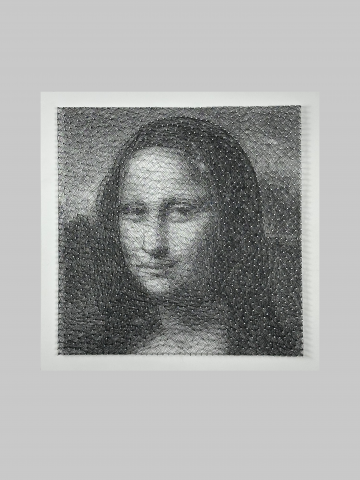 String Art - MONA LISA STRING ART