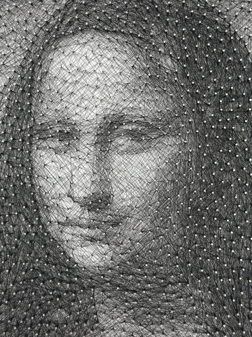MONA LISA STRING ART [1]