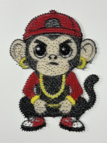Monkey String Art [2]