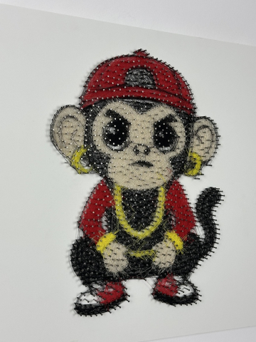 Monkey String Art [1]