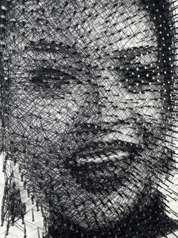 RIHANNA STRING ART [2]