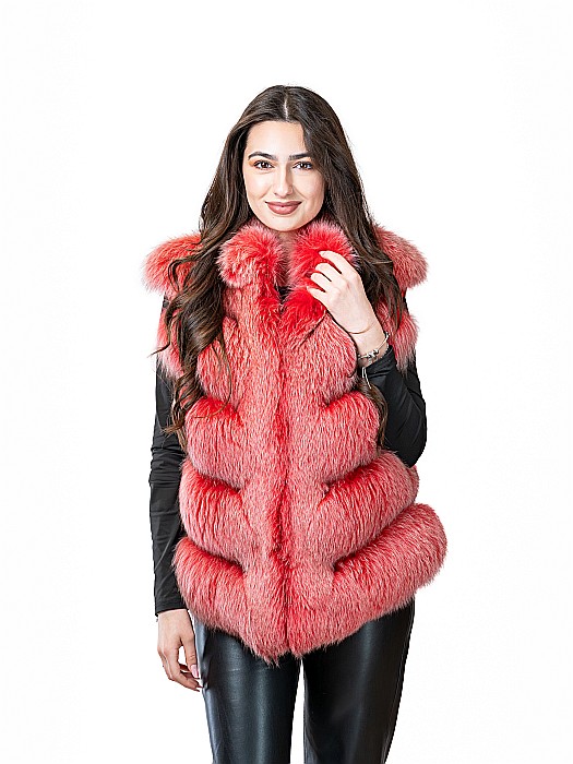 Vestă vulpe polară Pink [1]