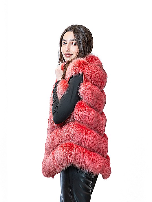 Vestă vulpe polară Pink [2]