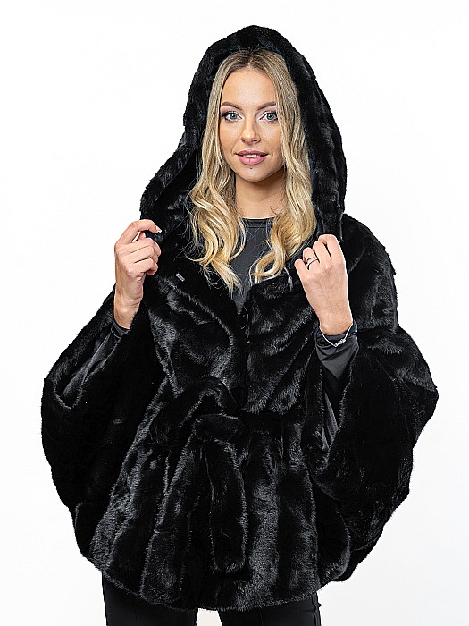 Pelerină vizon MRR Giulia Black [1]