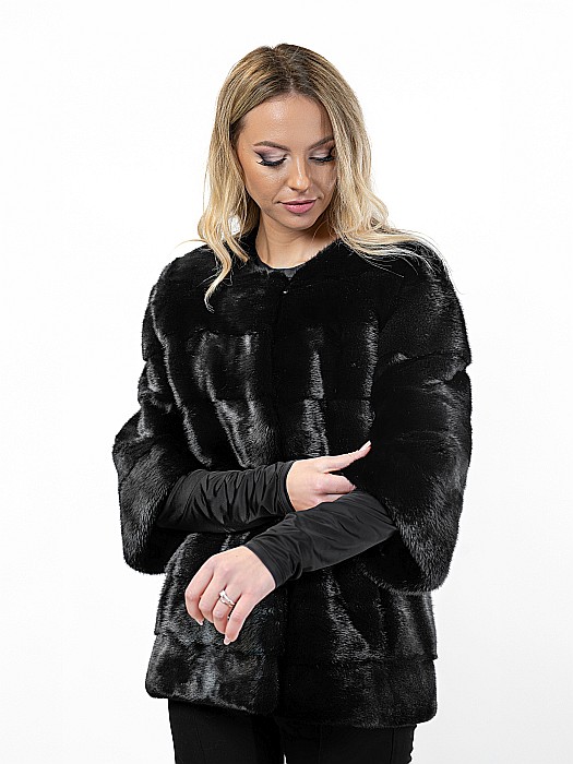 Jachetă Vizon Black Model Channel [2]