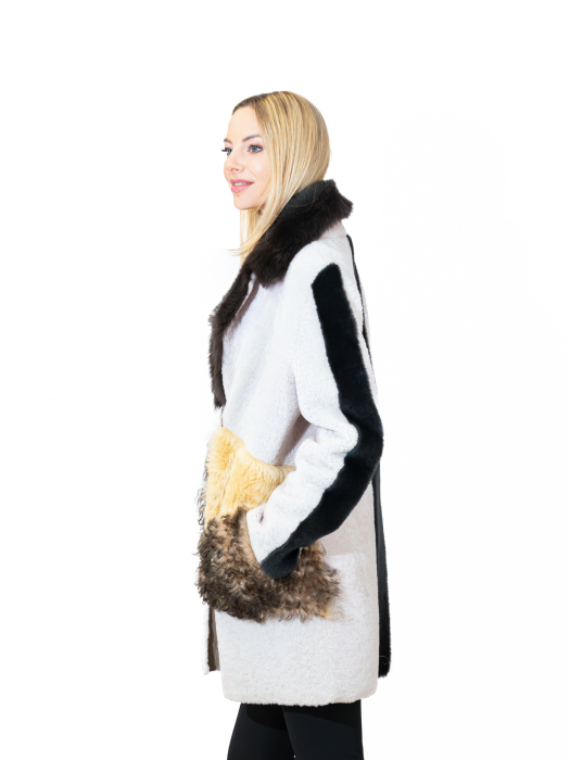 Cojoc ovine Cappuccino Blend [2]