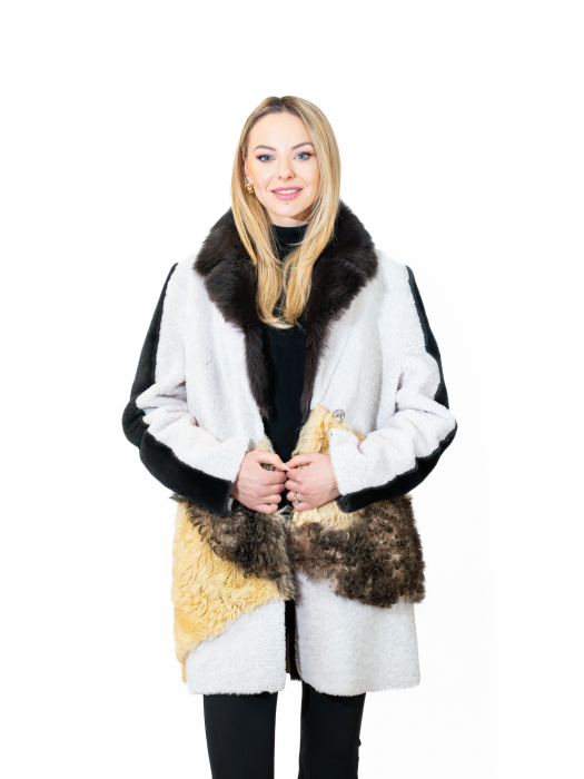 Cojoc ovine Cappuccino Blend [1]