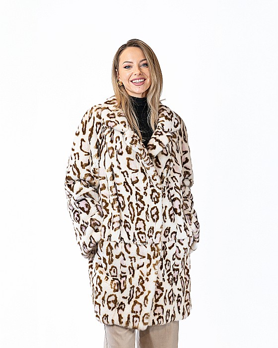 Jachetă vizon Pink Jaguar [1]