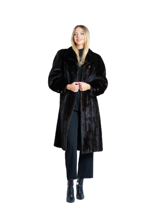 Haină vizon Dark Brown [1]