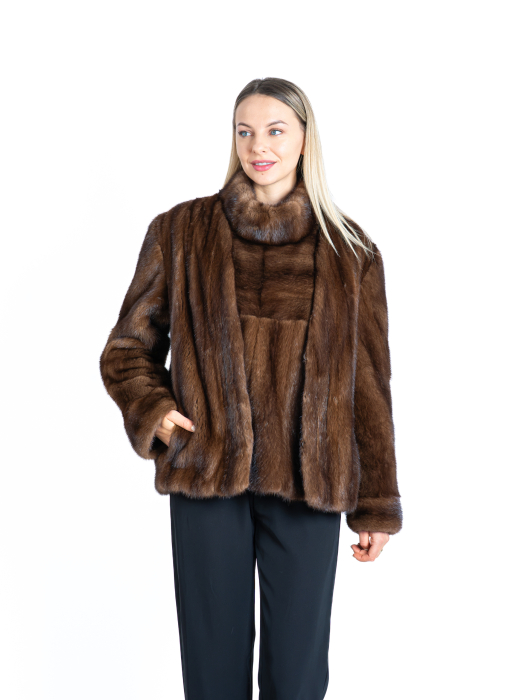 Haină versatilă vizon Light Brown - model 3 in 1 [3]