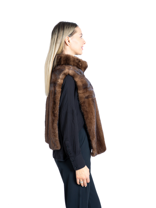 Haină versatilă vizon Light Brown - model 3 in 1 [2]