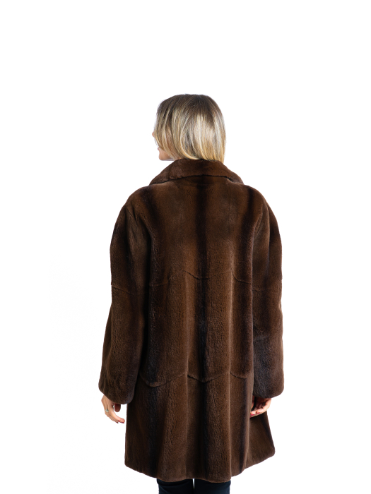 Haină vizon velur Brown [3]