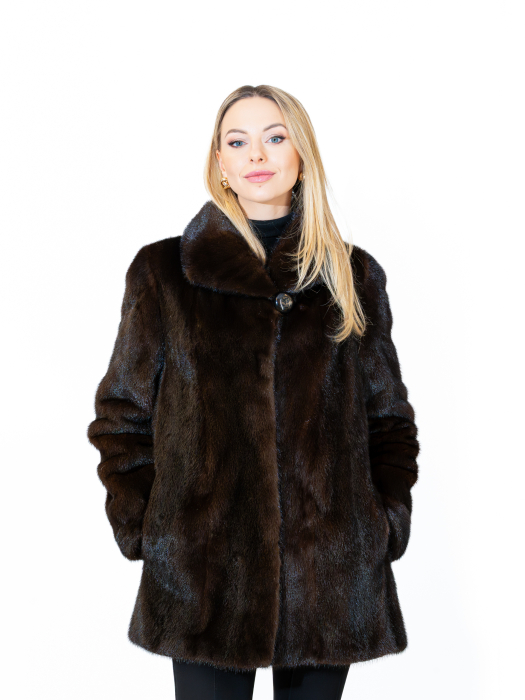 Jachetă de nurcă Dark Brown [1]