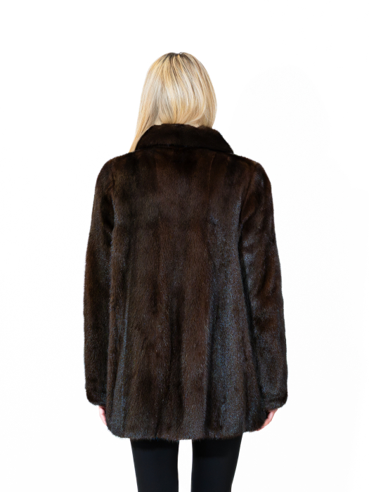 Jachetă de nurcă Dark Brown [3]