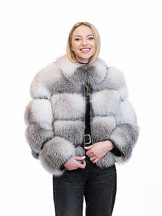 Jachetă de Vulpe Arctic White [1]