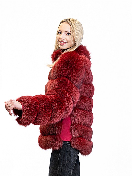 Jachetă vulpe polară Cherry [3]