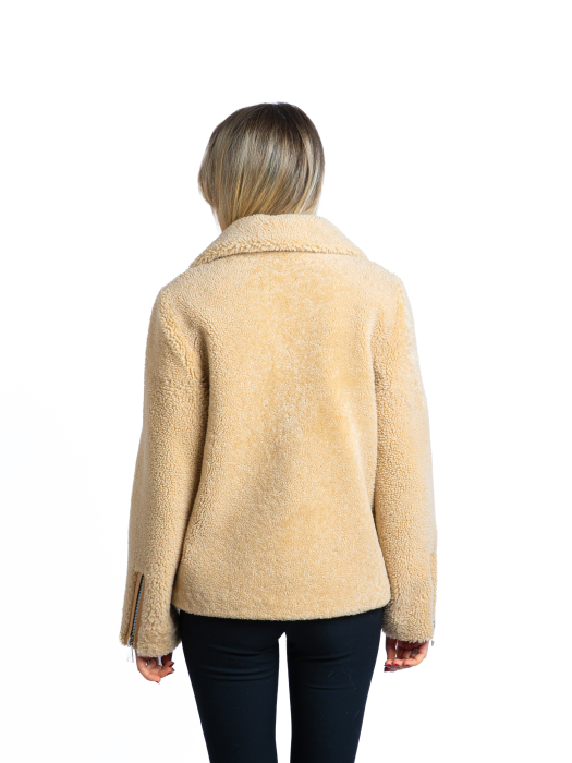 Jachetă mouton Beige [3]