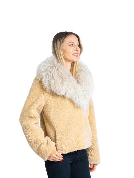 Jachetă mouton & mongolian Beige [2]