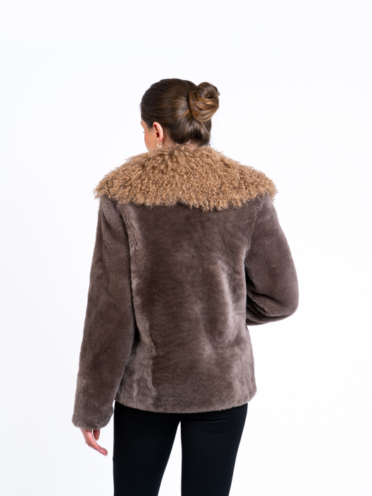 Jachetă mouton & mongolian Light Cappuccino [3]