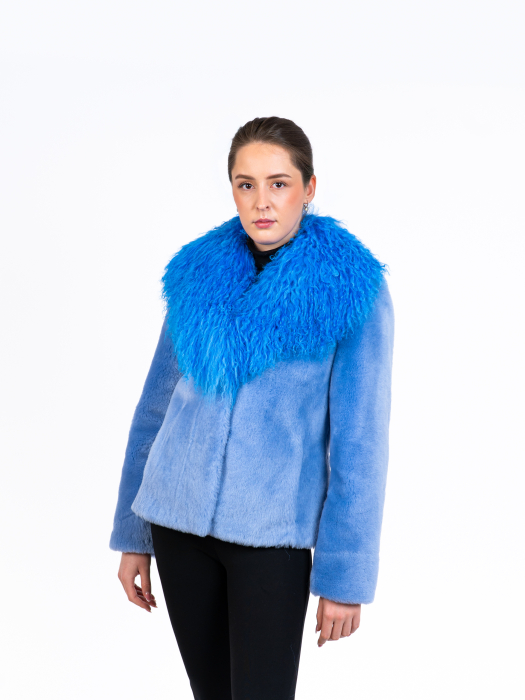 Jachetă mouton & mongolian Sky Blue [1]