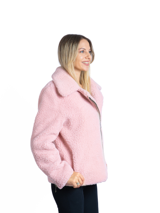 Jachetă mouton Powder Pink [2]