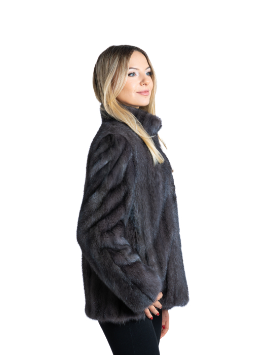 Jachetă nurcă Dark Grey [2]