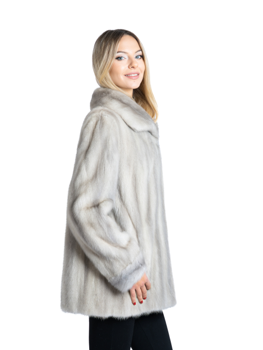 Jachetă nurcă Sapphire Grey [2]